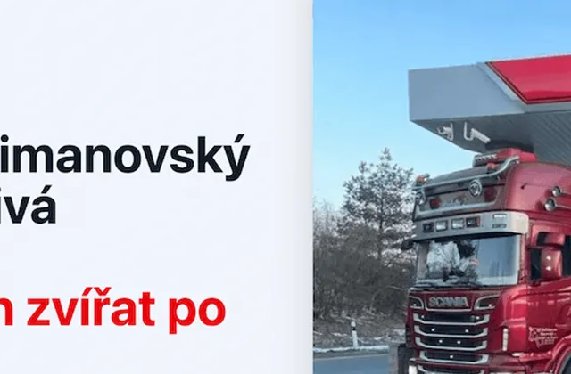 Company website for Autodoprava Simanovsky s.r.o. showing transport service overview